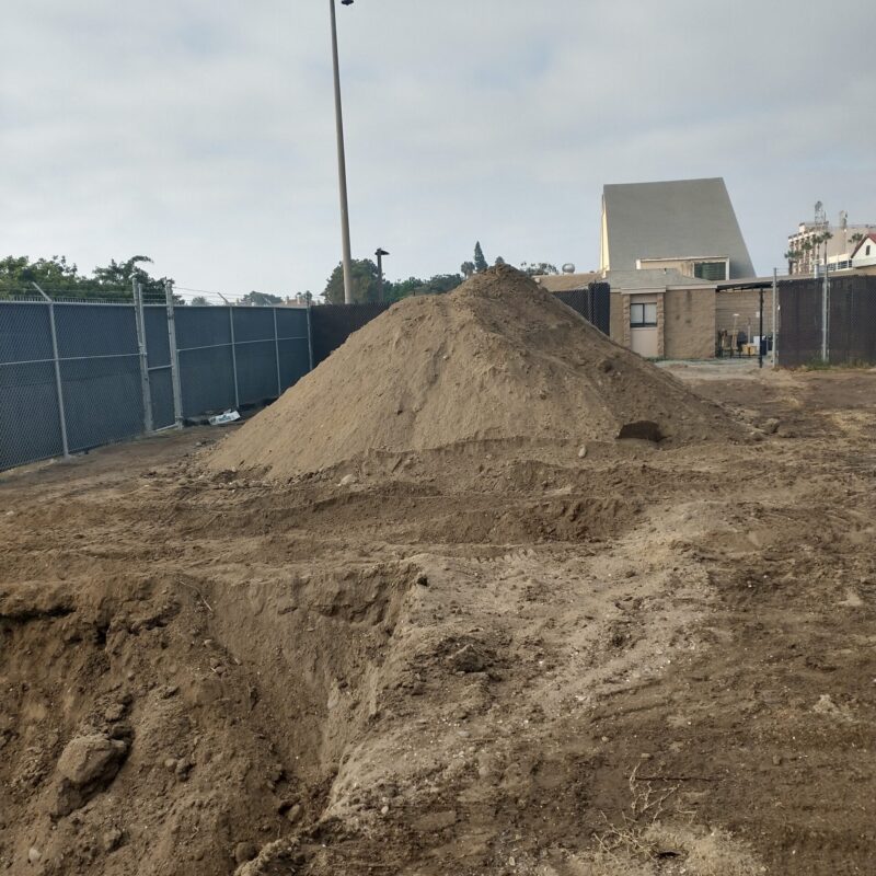 MRP 14 Stockpile2 large sandy dirt pile